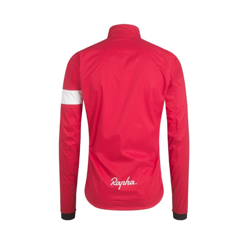 Rapha Core Rain Jacket II Dark Red/White-1